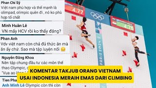 Komentar Takjub Orang Vietnam Usai Indonesia Meraih Emas dari Climbing