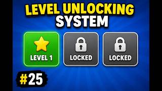 Unity Level Unlocking System Tutorial | #25 #gamedev #csharp #unity