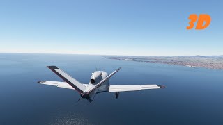 MSFS Cyprus Larnaca (LCLK) approach and landing SF50 Cirrus Vision Jet 3D SBS BeyondATC premium