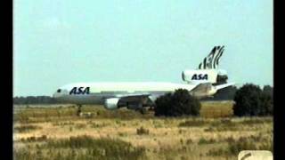 Mcdonnell Douglas DC10 ASA African Safari Airways Take off  at SXF / Schönefeld