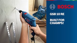 Bosch 10 RE Professional | Cordless Impact Drill | Wood Drill Machine