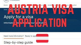 AUSTRIA VISA APPLICATION 2024 II Step by Step