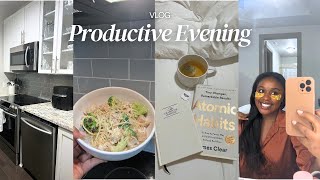 VLOG | Productive Evening After Work, Cook Dinner With Me, Self Care