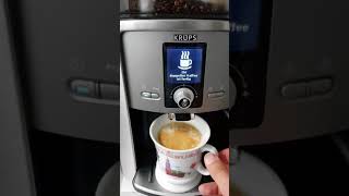 Krups EA 8050 - Ein Kaffee-Brüh-Ablauf