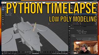 Python coding time-lapse! Low-poly spacecraft antennas.