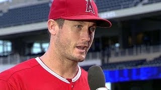 LAA@KC: Freese talks about return to Mo., rain delay