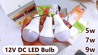 12V DC LED Bulb 5W, 7W, 9W | Solar LED Bulb | POWER GEN