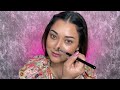 pink monochromatic makeup tutorial easy makeup look sugar cosmetics