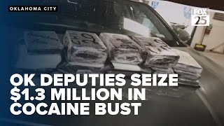 Oklahoma deputies seize $1.3 million in cocaine near I-40, two arrested