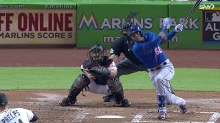 NYM@MIA: Cespedes knocks in first run of the night