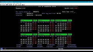 Creating a run cycle group for z/OS