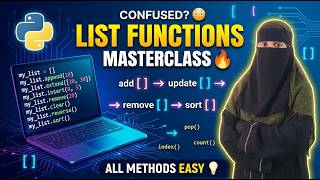 Add • Update • Remove 😱 | Python List Methods Explained!