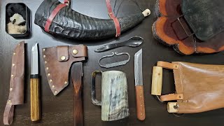 12 Best Bushcraft Projects  (Cheap, Easy & AWESOME) - Waterskin, Griddle, Mug, Axe, Knife