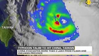 Typhoon Talim to turn towards Japan after hitting China and Taiwan