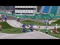 Olympic cycling bmx racing , niek kimman crash