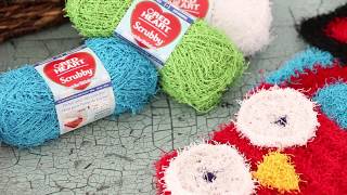 Red Heart Scrubby