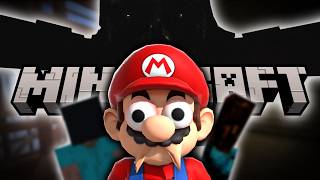 Mario Plays: MINECRAFT!!! (with MORE horror mods)