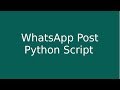 Whatsapp Message - Python Script