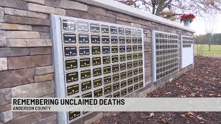 Anderson County Coroner remembers 23 unclaimed people