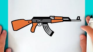 HOW TO DRAW AK-47