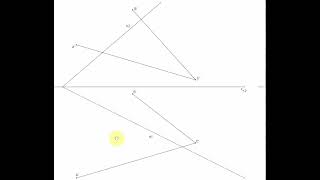 Ábrázoló geometria - síkok metszésvonalának szerkesztése 2