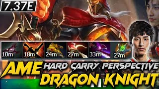 Ame Dragon Knight The Hard Carry - Dota 2 Pro Full Gameplay Patch 7.37E #ame #dragonknight