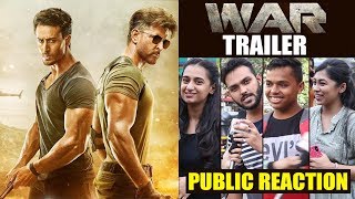 WAR Trailer Public Reaction | Hrithik Roshan Vs Tiger Shroff | Vani Kapoor