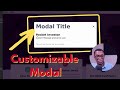 Build Message Prompt HTML/CSS/JS - modal in Vue 3