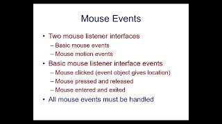 Intermediate Java Programming - GUIs and Event Handling Part 4