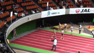 2016年 大阪室内陸上 ジュニア女子60m 予選1組