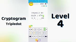 Cryptogram Tripledo Level 4 Solutions 🧩 | Logic Puzzle Game | Mini Boss