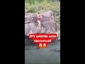 epic 🤯🔥 falling into crocodile infested waters. epic photoshoot accident viral shorts