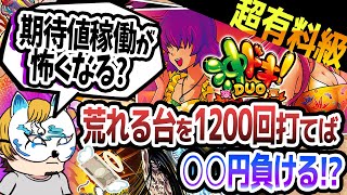 【６号機の荒れるエナ台を５００台打てばどうなるのか!?】スロプロが最高上振れ額と下振れ額を発表！