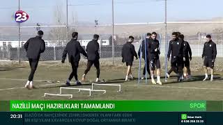 NAZİLLİSPOR İLE KARŞILAŞACAK OLAN ÇİMENTAŞ ELAZIĞSPOR, HAZIRLIKLARINI TAMAMLADI