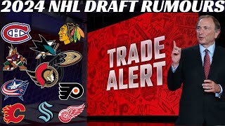 2024 NHL Draft Trade Rumours - Habs, Utah, Flyers, Sens, Ducks & Hawks + More