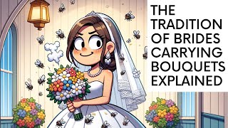 Why Brides Carry a Bouquet of Flowers at Weddings?💐  #weddingtales #bridal #weddingbouquet #origins