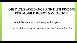 Obstacle Avoidance and Path Finding for Mobile Robot Navigation