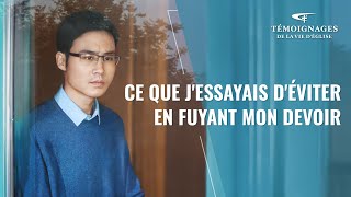 Témoignage chrétien en français « Ce que j'essayais d'éviter en fuyant mon devoir »