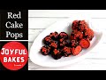 Red Velvet Cake Pops | Red Cake Balls | Valentine's Day Desserts | Red Velvet Cake Pops Tutorial