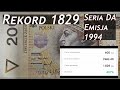 najdroższe i najrzadsze banknoty obiegowe nbp grudzień 2024 ceny banknoty nbp ya 1994