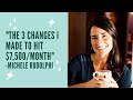 How Michele Started Her Online Nutrition Business (From $500/month To $7,500/month)