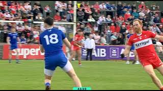 Huge Hit  - Conor Glass v Gary Mohan - Derry v Monaghan - 2023 Football Championship