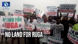 Taraba Youths Stage Protest Over Ruga Settlement