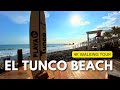 La Libertad, El Salvador 🇸🇻 - El Tunco Beach - A surf paradise 🏄 - 4K Walking Tour