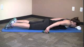 Prone Shoulder Extension With Dumbbells