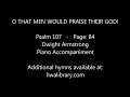 O THAT MEN WOULD PRAISE THEIR GOD! - Dwight Armstrong