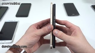 Blackberry Priv Size Comparison vs iPhone 6S+/Note 5 and More!