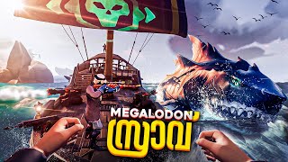 We Killed a Dangerous Megalodon In Sea of Thieves🔥..!! Malayalam Gameplay