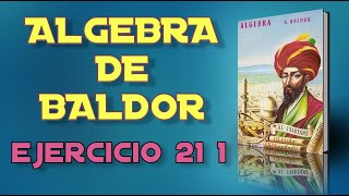 Algebra De Baldor Desde Cero   Ejercicio 21   1