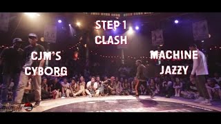 Cjms \u0026 Cyborg VS Machine \u0026Jazzy | step 1 Clash | Fusion concept 2015